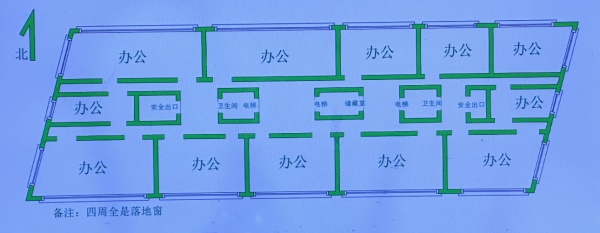 龙门大厦写字楼 可整租 可分租