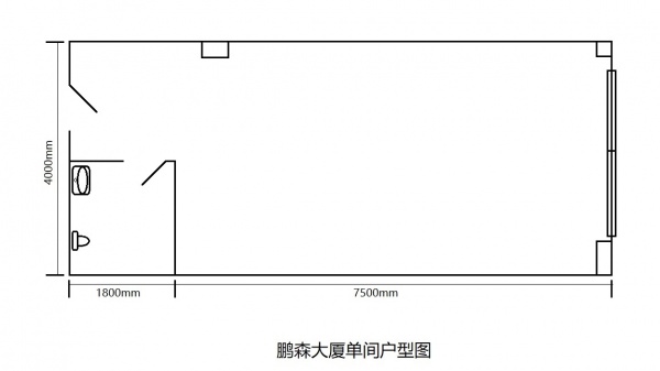 鹏森大厦办公用房出租